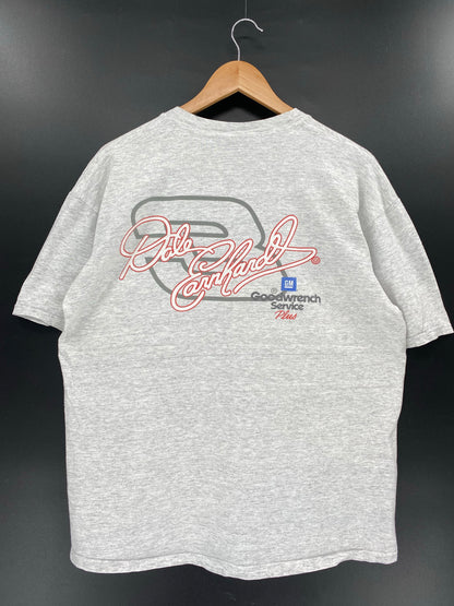 Vintage NASCAR DALE EARNHARDT  Size L Racing T-Shirt / K6221