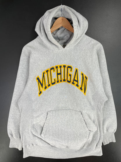 Vintage MICHIGAN Size M College Hoodie Sweat-shirt / A9792