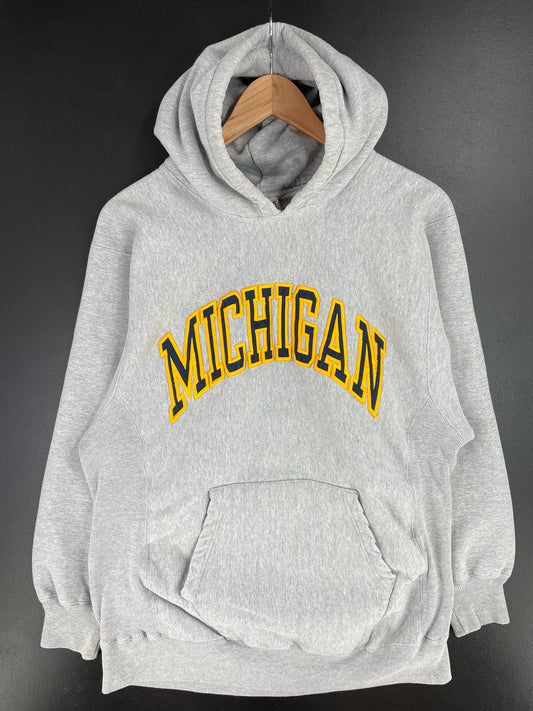Vintage MICHIGAN Size M College Hoodie Sweat-shirt / A9792