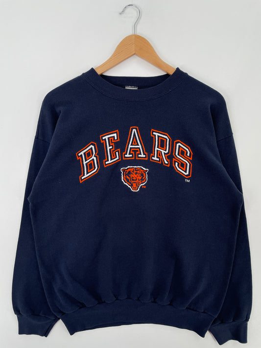 90's CHICAGO BEARS Made in USA Size XL Vintage NFL Sweat-Shirt / E1265S