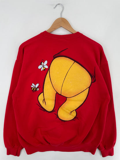 90's DISNEY WIINIE THE POOH Made in USA Size L Vintage Sweat-shirt / E3276S