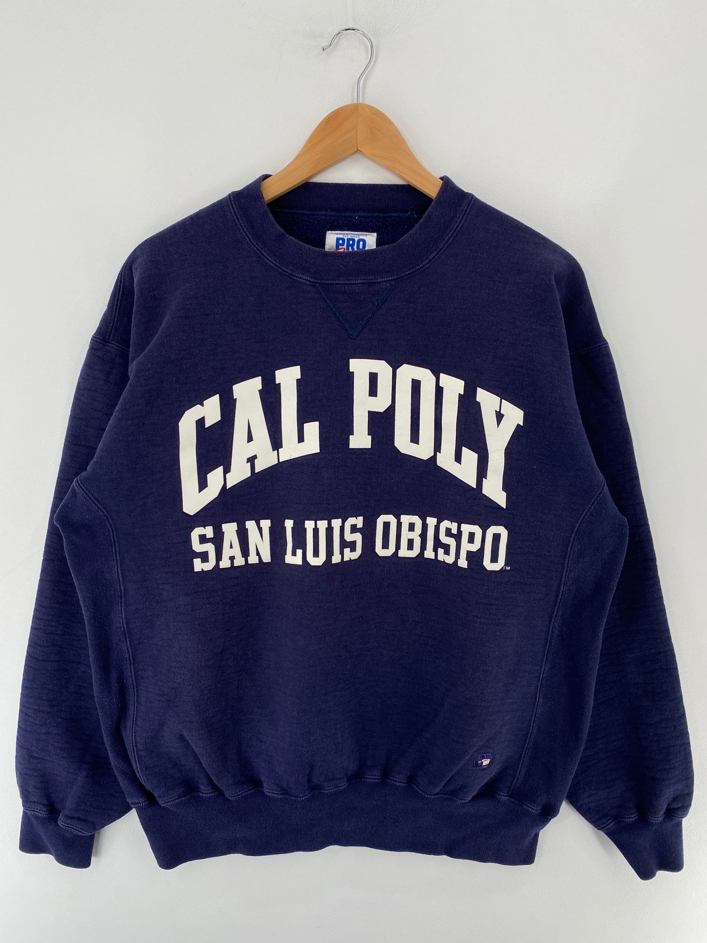 90's RUSSELL x CALFORNIA POLYTECHNIC Made in USA Size L Vintage College Sweat-Shirt / E6106S