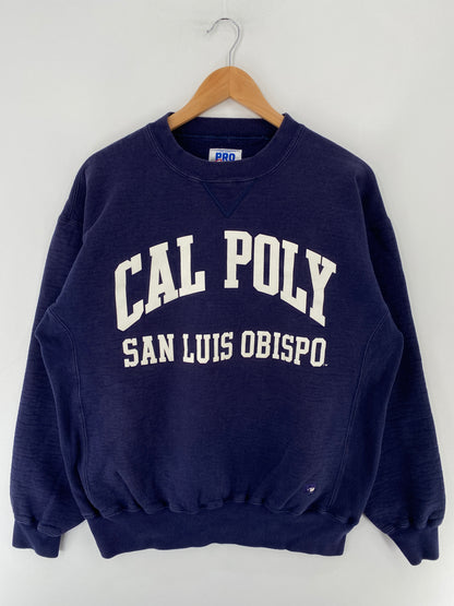 90's RUSSELL x CALFORNIA POLYTECHNIC Made in USA Size L Vintage College Sweat-Shirt / E6106S