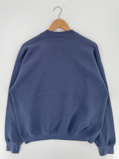 90’s LOONEY TUNES TAZ Size No Tag (Approx.L-XL) Sweat-Shirt / E2867S