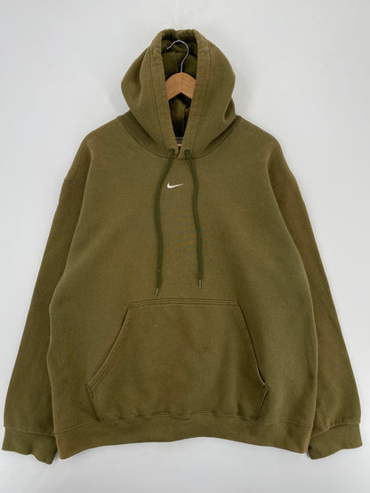 90's NIKE CENTER SWOOSH Size XL Vintage Hoodie Sweat-shirt / A6075
