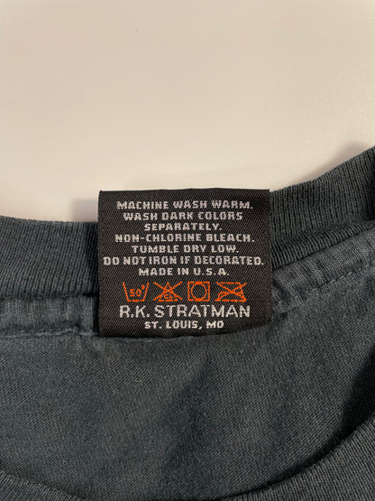 1998 HARLEY DAVIDSON x ILLINOIS Made in USA Size XL Vintage Long Sleeve T-Shirt / A1258