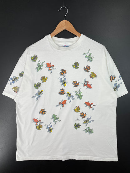 90's FROGS Made in USA Size XL Vintage T-Shirt / A7972