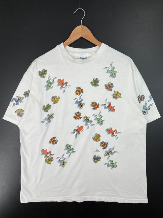 90's FROGS Made in USA Size XL Vintage T-Shirt / A7972