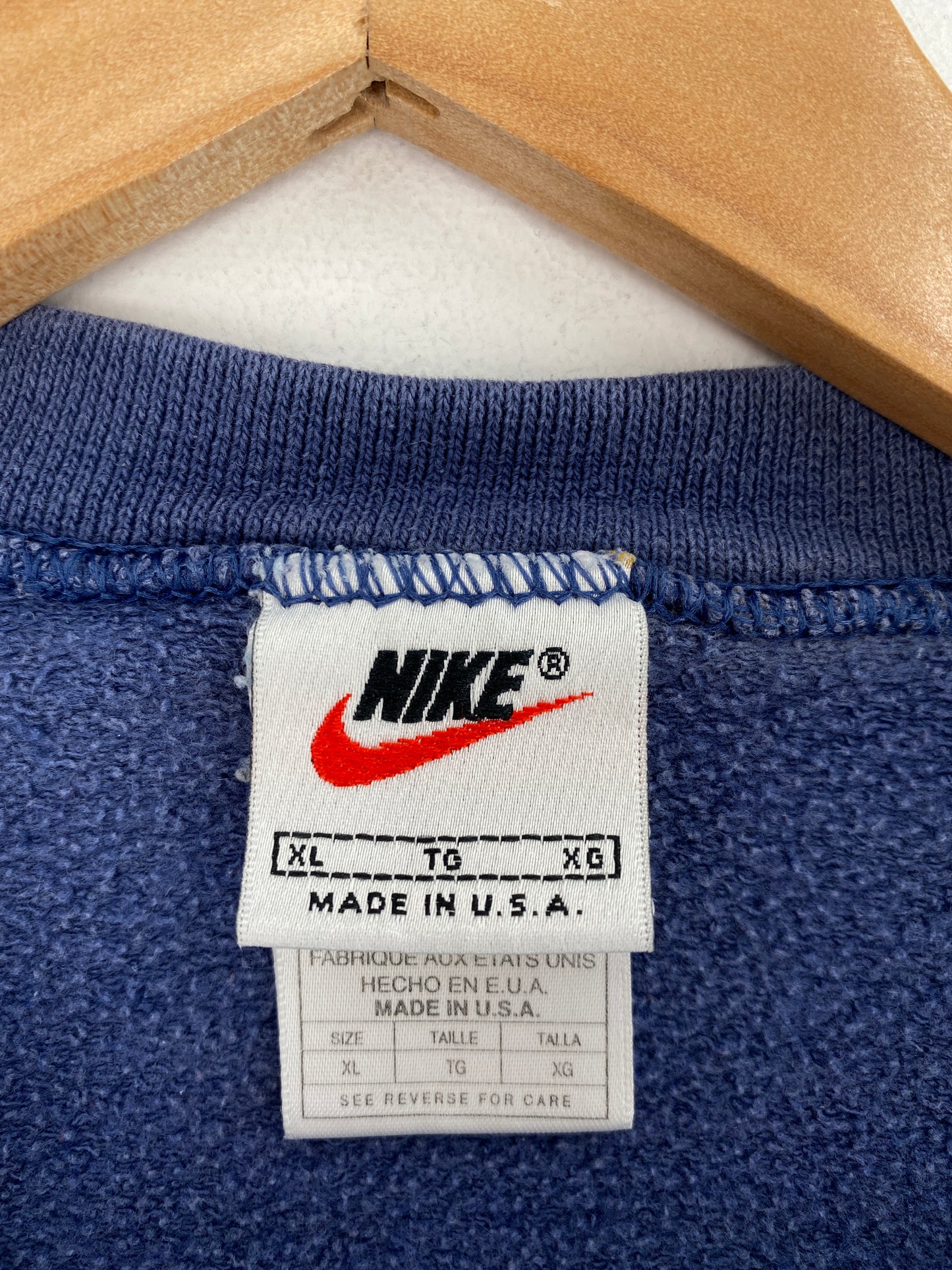 90's NIKE MINI SWOOSH Made in USA Size XL Vintage Sweat-Shirts / A5752