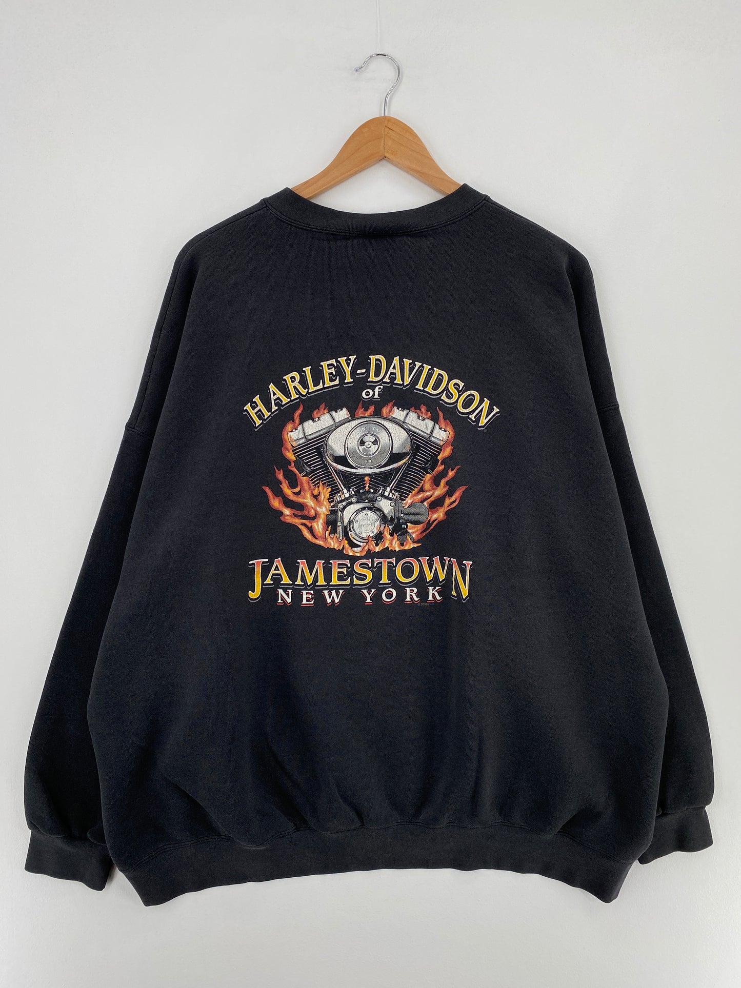 2000 HARLEY DAVIDSON Size XXXXL Vintage Sweat-Shirt / E736