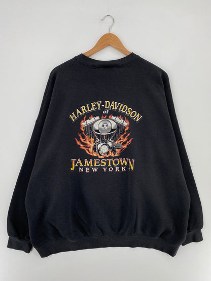 2000 HARLEY DAVIDSON Size XXXXL Vintage Sweat-Shirt / E736
