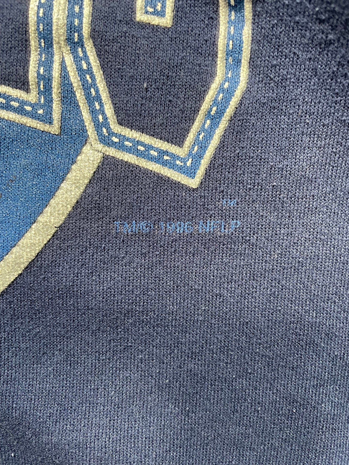1996 DALLAS COWBOYS Size XL Vintage NFL Sweat-Shirt / A9526