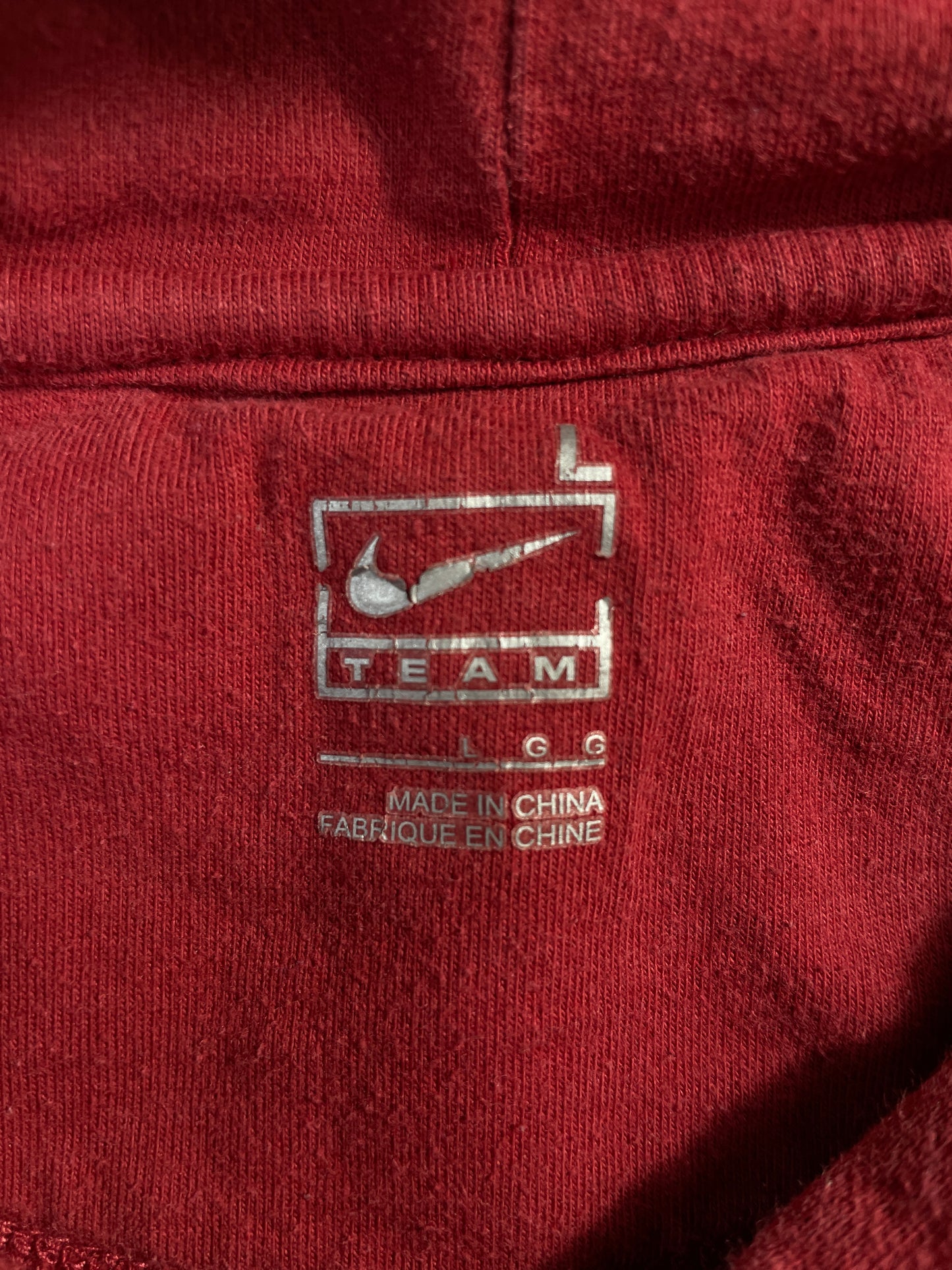 Vintage UNIVERSITY OF OKLAHOMA Size L College Hoodie Sweat Shirt / E6717S