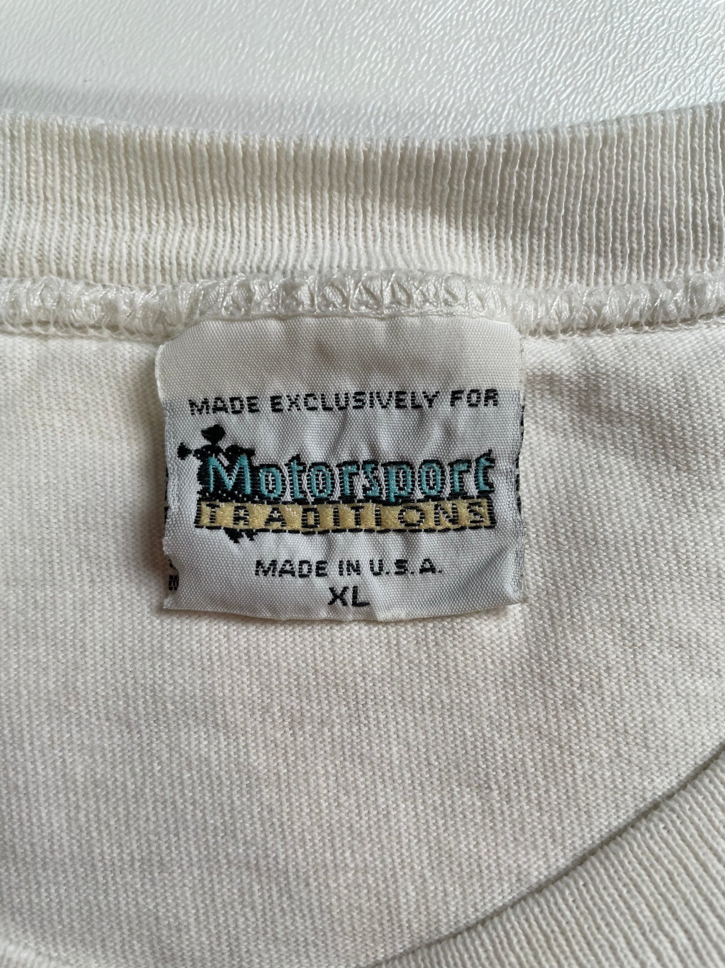1994 MICHAEL WALTRIP Made in USA Size XL Vintage Racing T-Shirt / E5672T