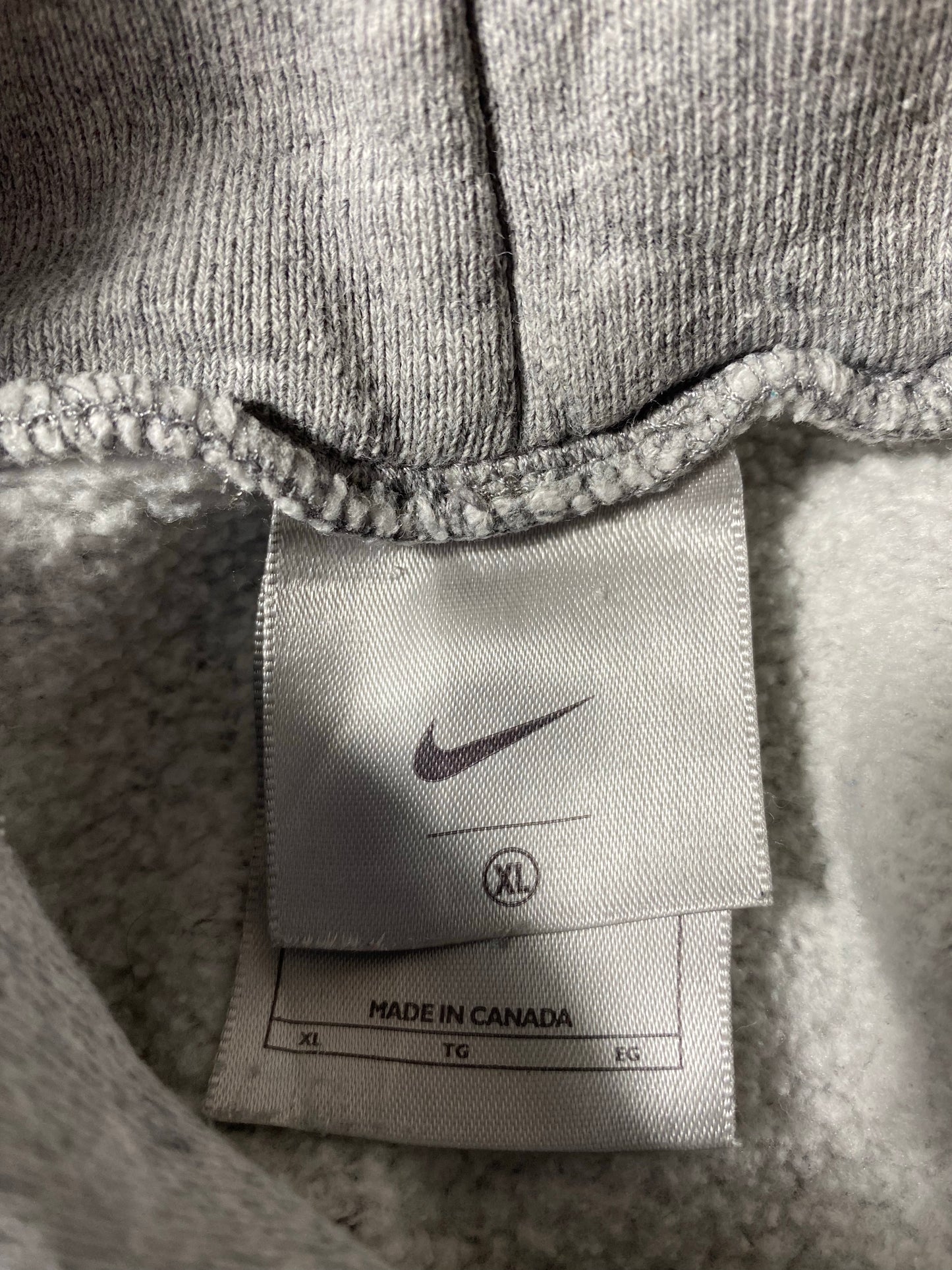 90’s NIKE CENTER SWOOSH Made in USA Size XL Vintage Hoodie Sweat Shirts/ K5262