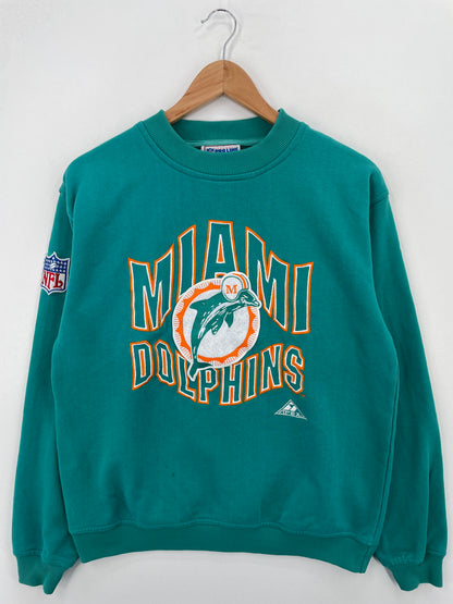 Vintage MIAMI DOLPHINS Size M NFL Sweat-Shirt / A7818