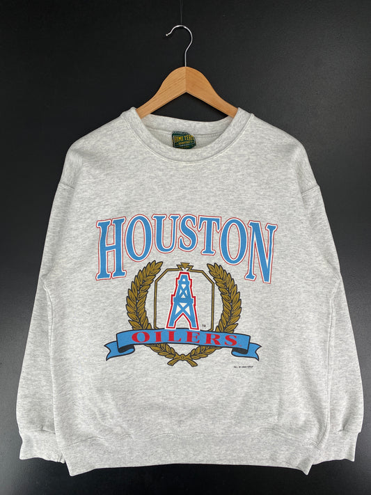 .1993 HOUSTON OILERS Made in USA Vintage NFL Sweat-Shirt / E6644S