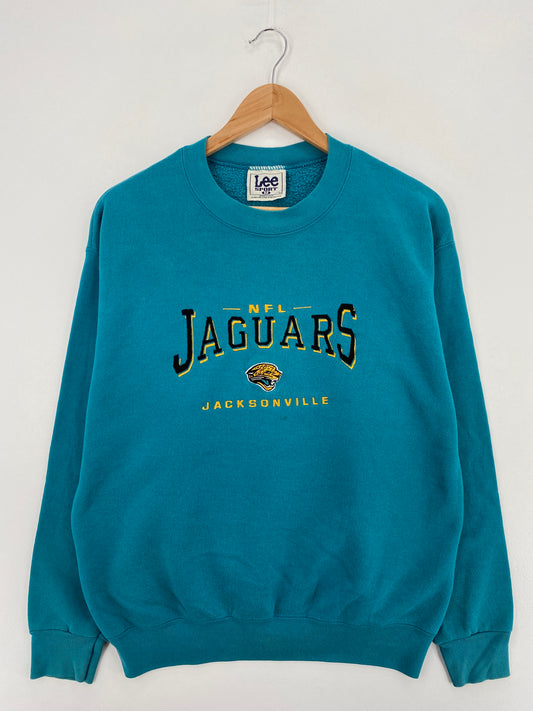 90's JACKSONVILLE JAGUARS Made in USA Size M Vintage NFL Sweat-Shirt/ A5727
