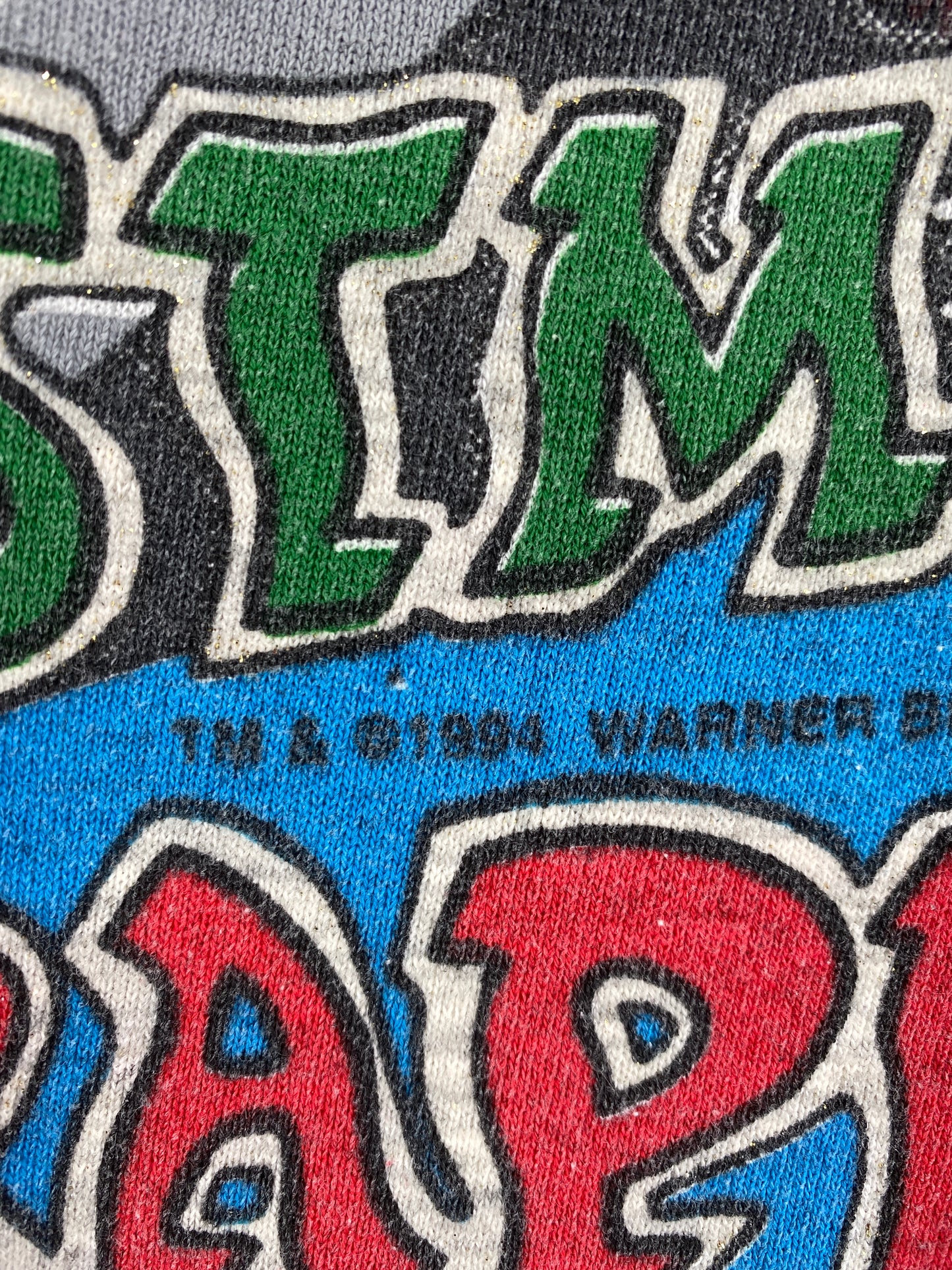 1994 LONNEY TUNES CHRISTMAS Made in USA Size XL Vintage Sweat-shirt / E967