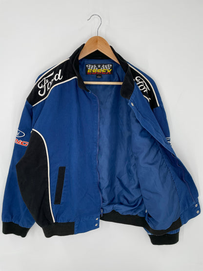 Vintage NASCAR FORD Size L Racing Jacket / K9188