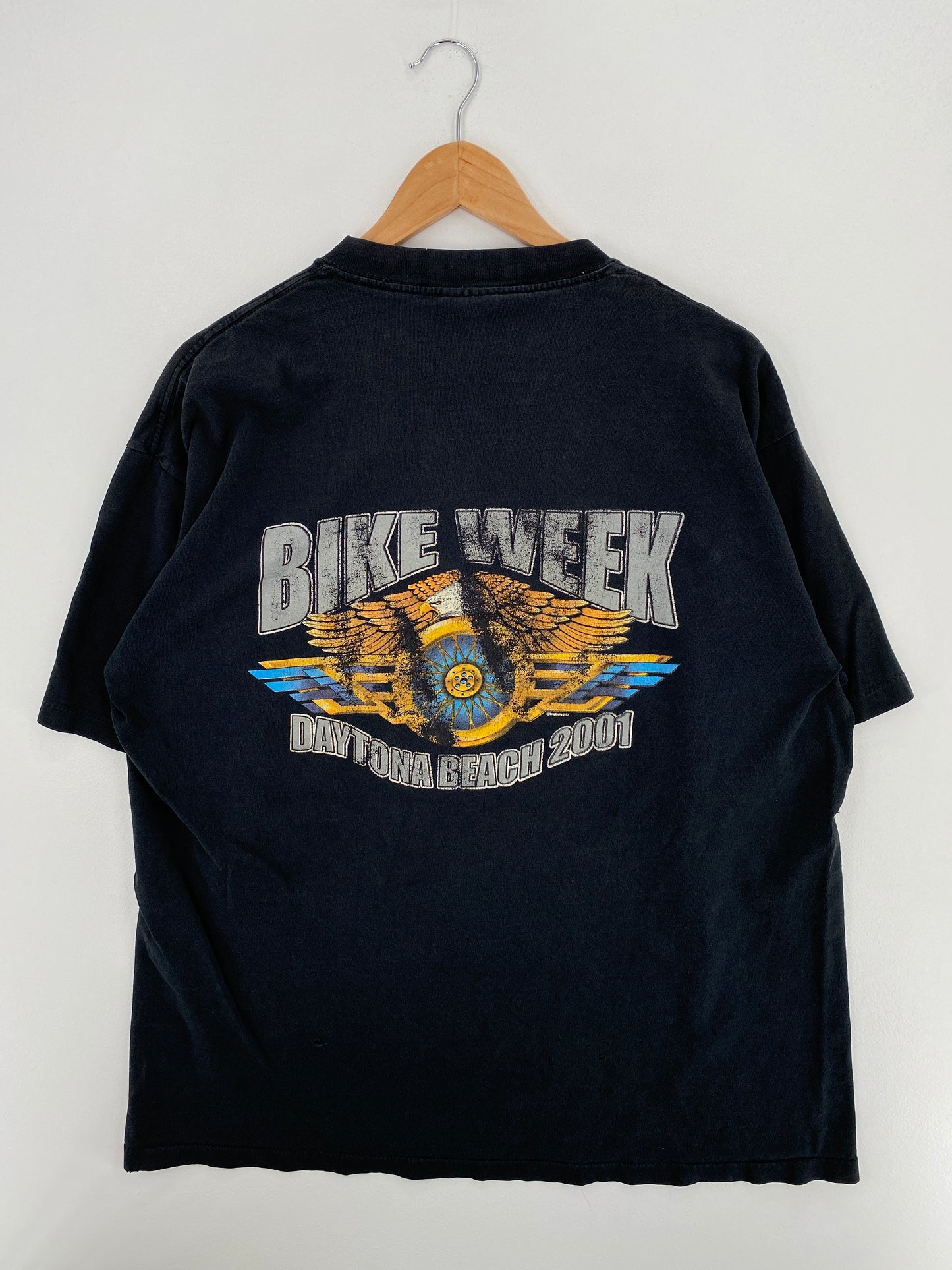 2001 BIKE WEEK Made in USA Size XL Vintage T-shirt / A6343