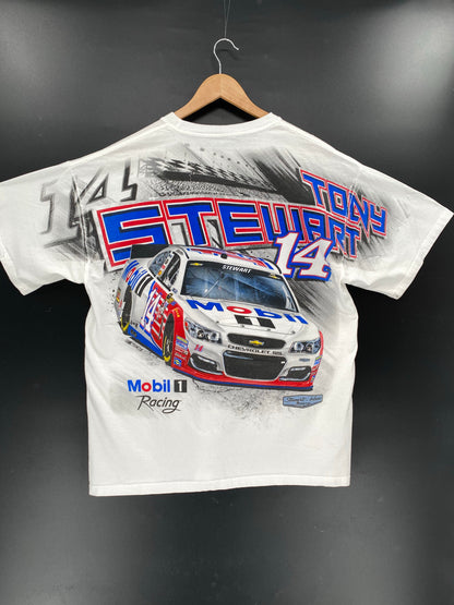 Vintage TONY STEWART Size XL Racing T-Shirt / K4784