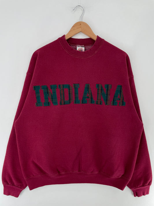 90's INDIANA Made in USA Size XL Vintage College Sweat-shirt / E5779S