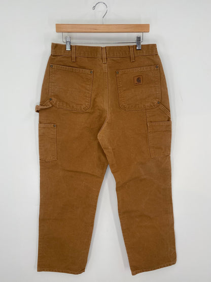 Vintage CARHARTT Size W32xL29 Double Knee Duck Pants / E1318P