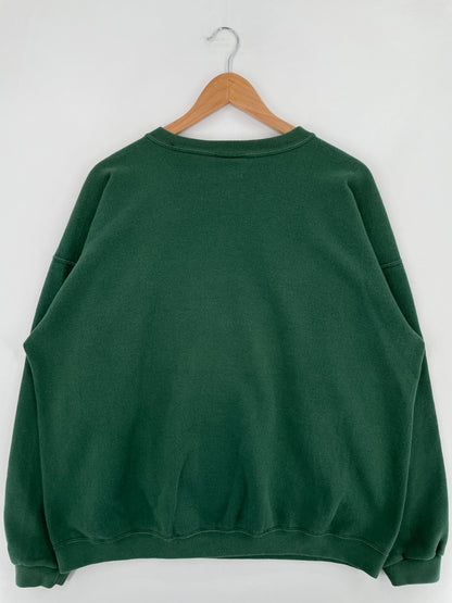 90's STARTER x NEW YORK JETS Made in USA Size XL Vintage NFL Sweat-Shirt / E1006