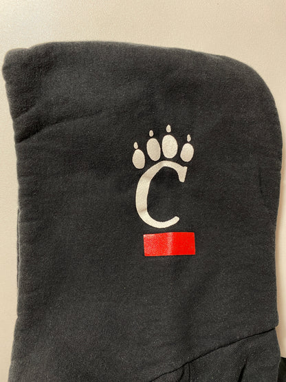 90's CINCINNATI Made in USA Size XL College Hoodie Sweat-Shirt / A5844