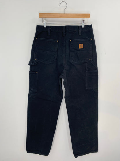 Vintage CARHARTT Size 33x32 Double Knee Duck Pants / K8207