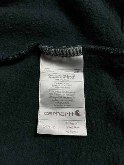 Vintage CARHARTT Size XL Zip-up Sweat-Shirt / K9434