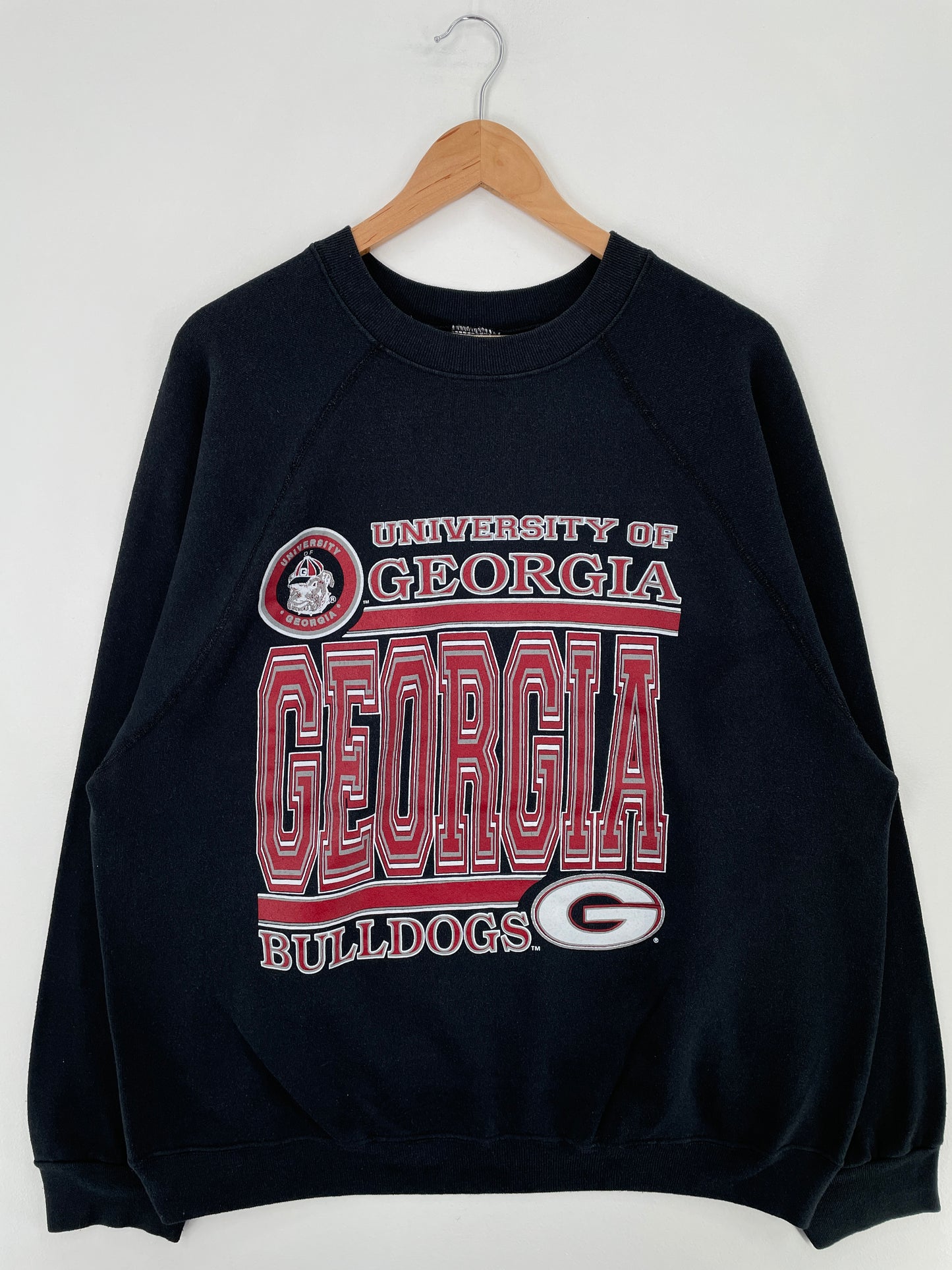 90's GEORGIA BULLDOGS Made in USA Size XXL Vintage College Sweat-shirt / E1299S