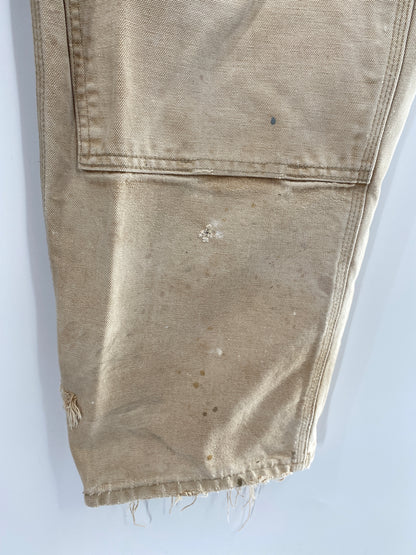 Vintage CARHARTT Made in USA Size W39xL30 Double Knee Pants / A6624