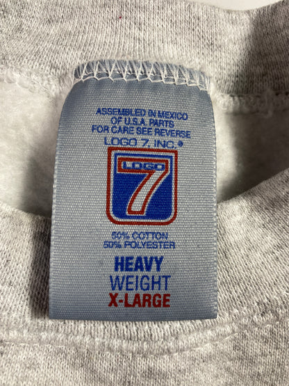 1999 SUPER BOWL XXXIII DENVER BROCOS x ATLANTA FALCONS Size XL Vintage NFL Sweat-Shirt / A5040