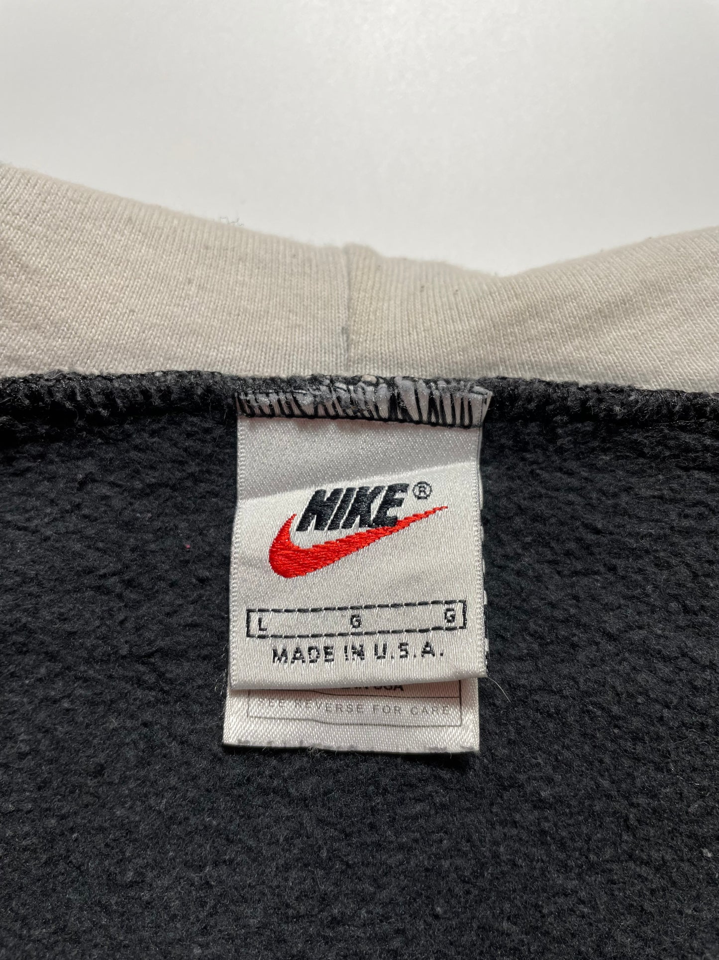 90’s NIKE Made in USA Size L Vintage Hoodie Sweat-Shirt / K5698