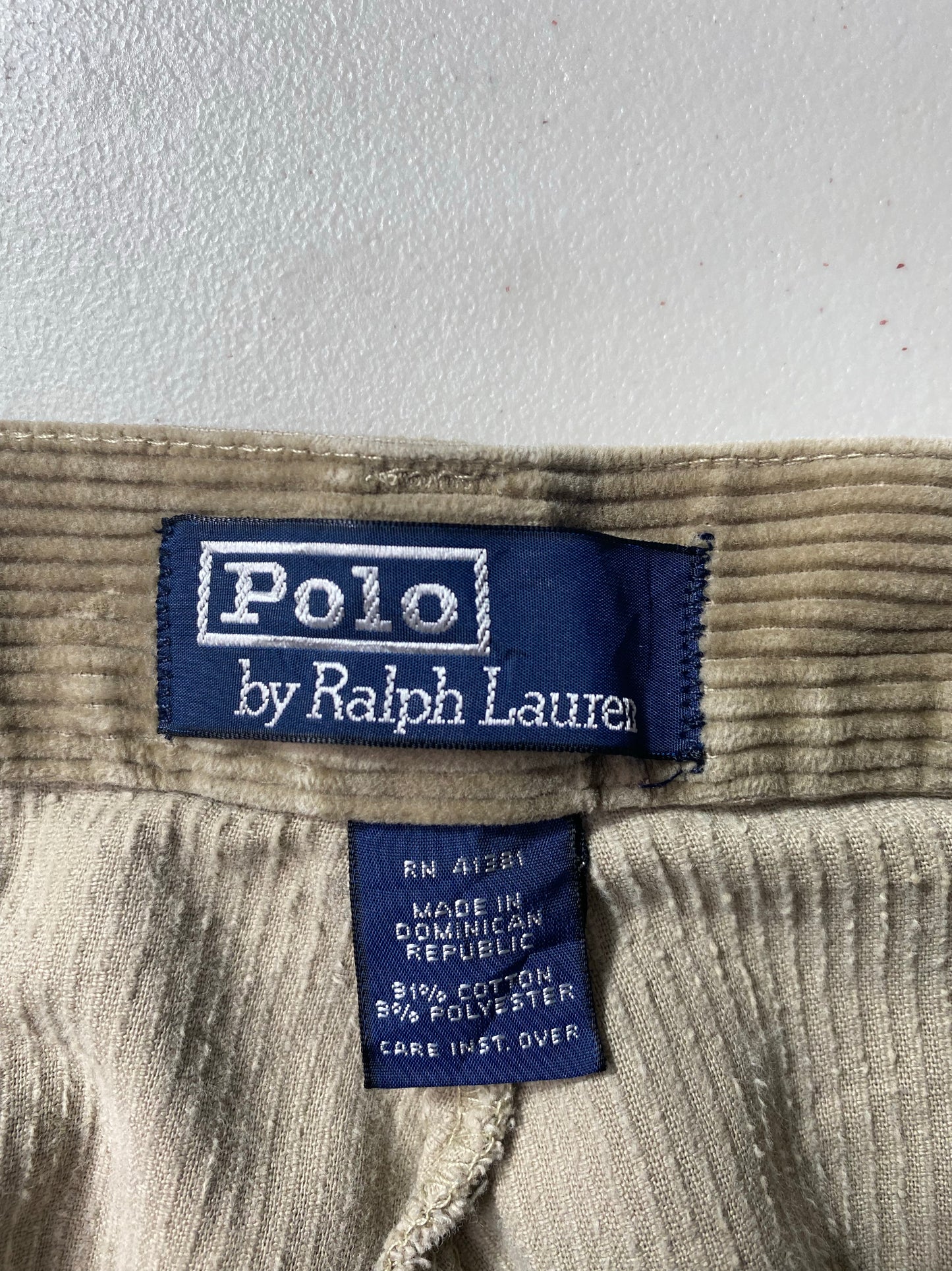 90’s POLO RALPH LAUREN Size 36x30 Corduroy Pants / K8360