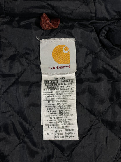 Vintage CARHARTT Size L Hoodie Duck Jacket / A7297