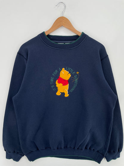 Vintage DISNEY WINNIE THE POOH Size L Sweat-shirt / E616