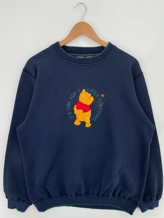 Vintage DISNEY WINNIE THE POOH Size L Sweat-shirt / E616