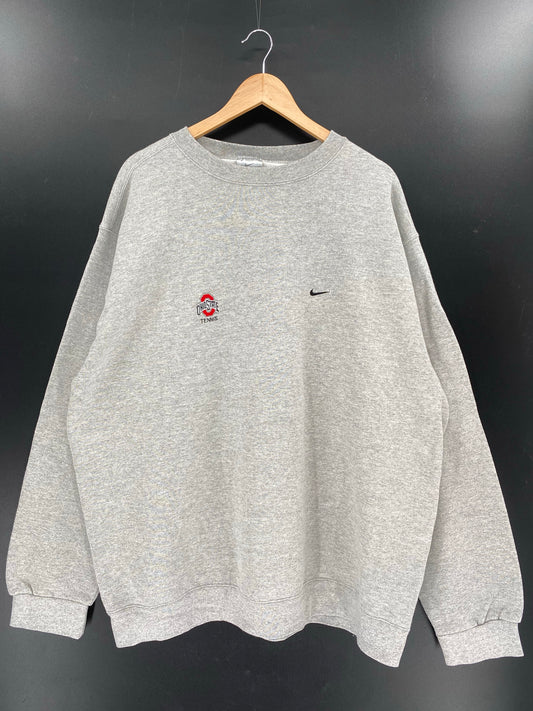90’s NIKE Mini Swoosh OHIO STATE Made in USA Size XXL Vintage Sweat-Shirt / K6106