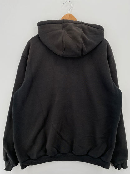 Vintage CARHARTT Size L Hoodie Zip-up Sweat-Shirt / A7927