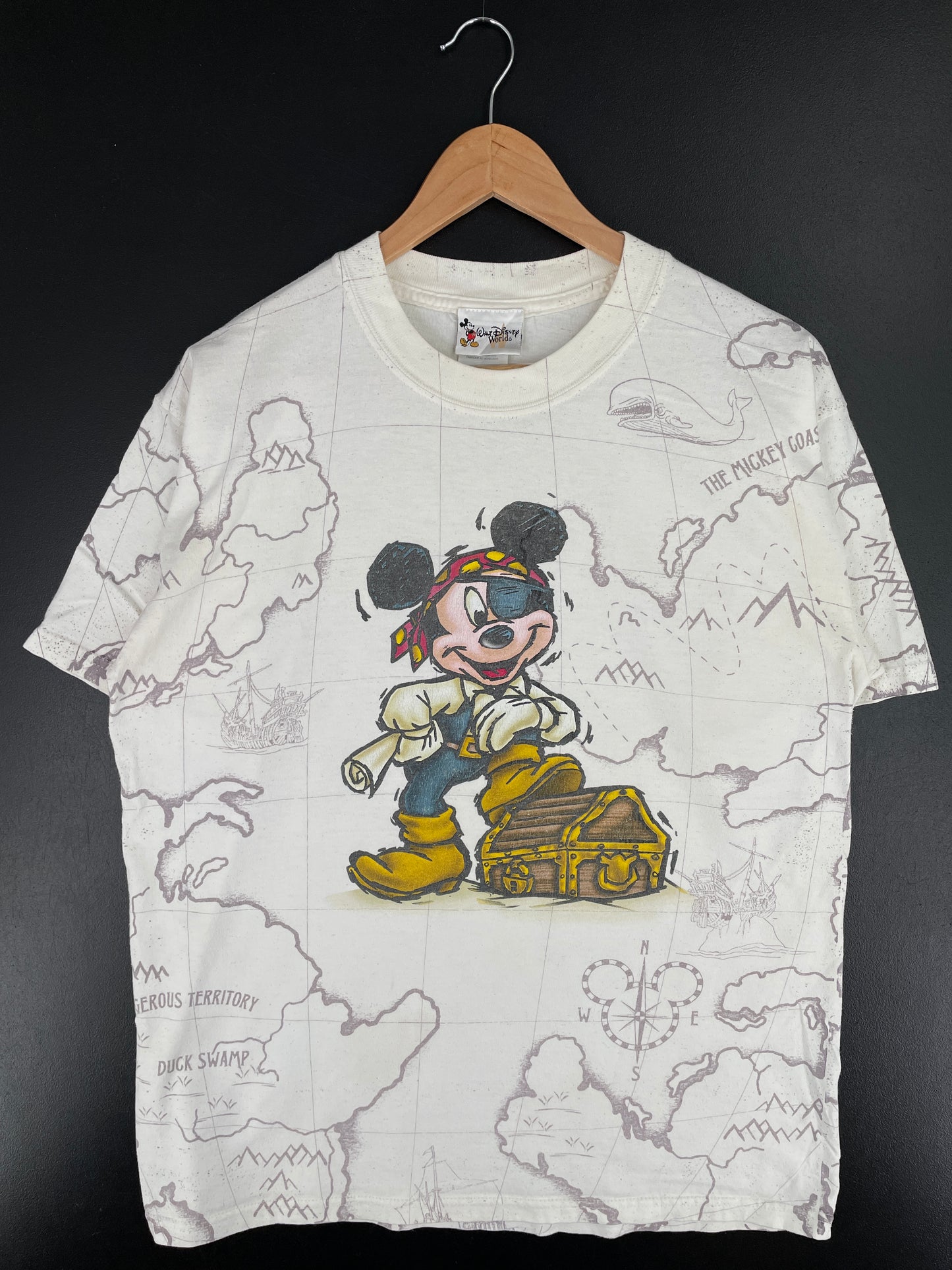 00' DISNEY MICKEY Size L Vintage T-shirt / A6616