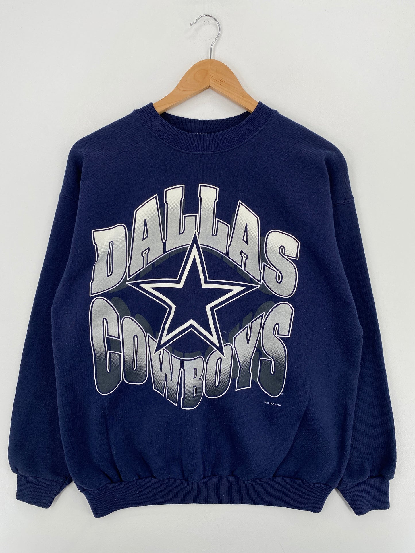 90's DALLAS COWBOYS Size L Vintage NFL Sweat - Shirt/ A5895
