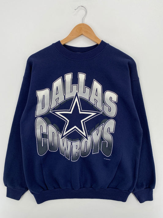 90's DALLAS COWBOYS Size L Vintage NFL Sweat - Shirt/ A5895