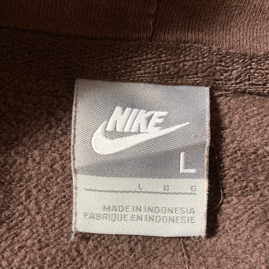 00' NIKE MINI SWOOSH Size L Vintage Hoodie Sweat-shirt / E2813S