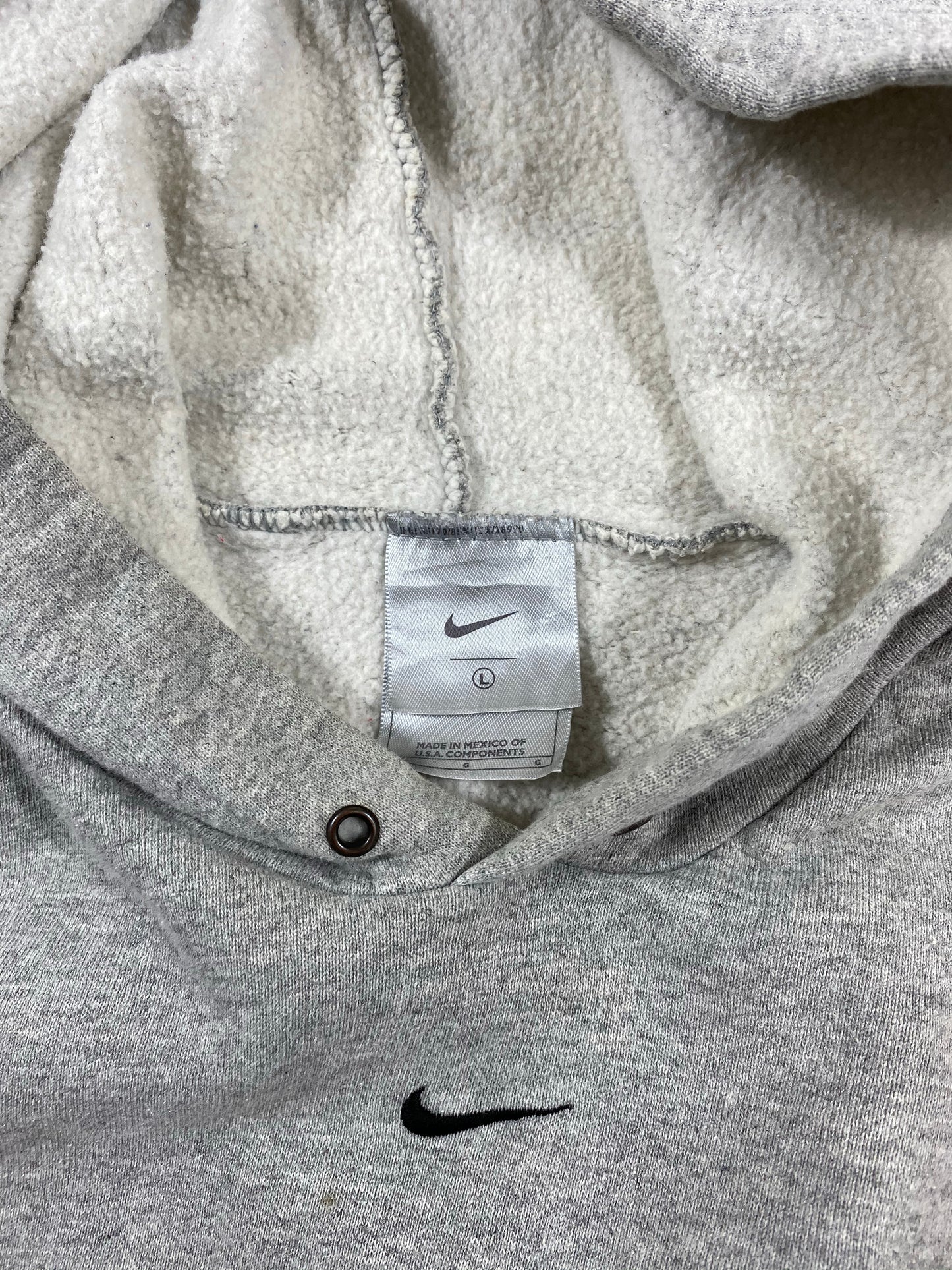 90's Nike Center Swoosh Vintage Hoodie Sweat-Shirt / 4581