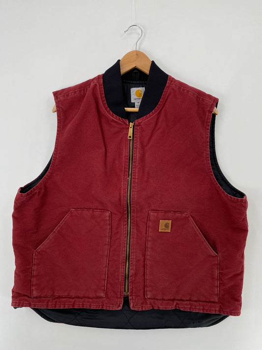 Vintage CARHARTT Size XL Duck Vest / E205