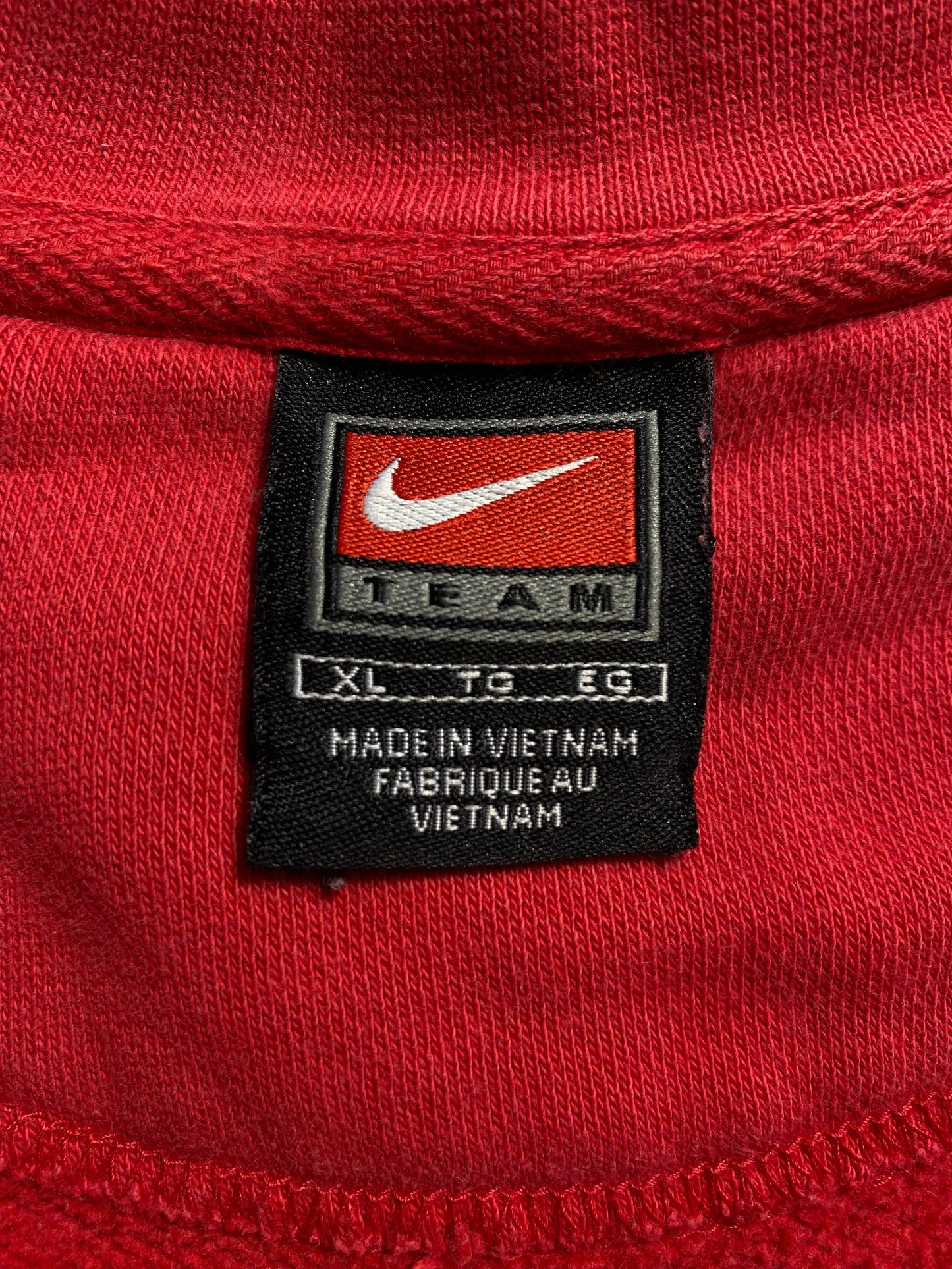 00' NIKE x NEBRASKA Size XL Vintage College Sweat-shirt / E2394S
