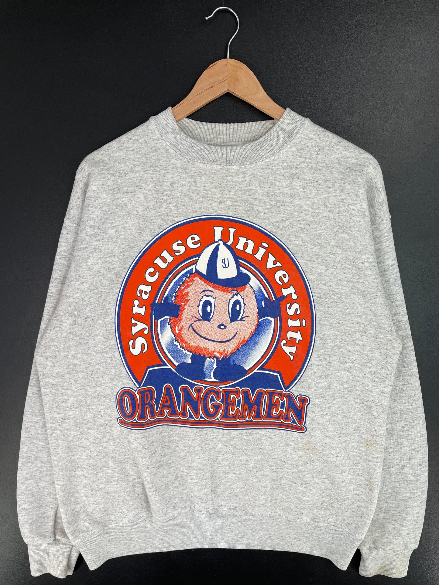 90's SYRACUSE UNIVERSITY ORANGEMEN Made in USA Size XL Vintage College Sweat-shirt / A9966